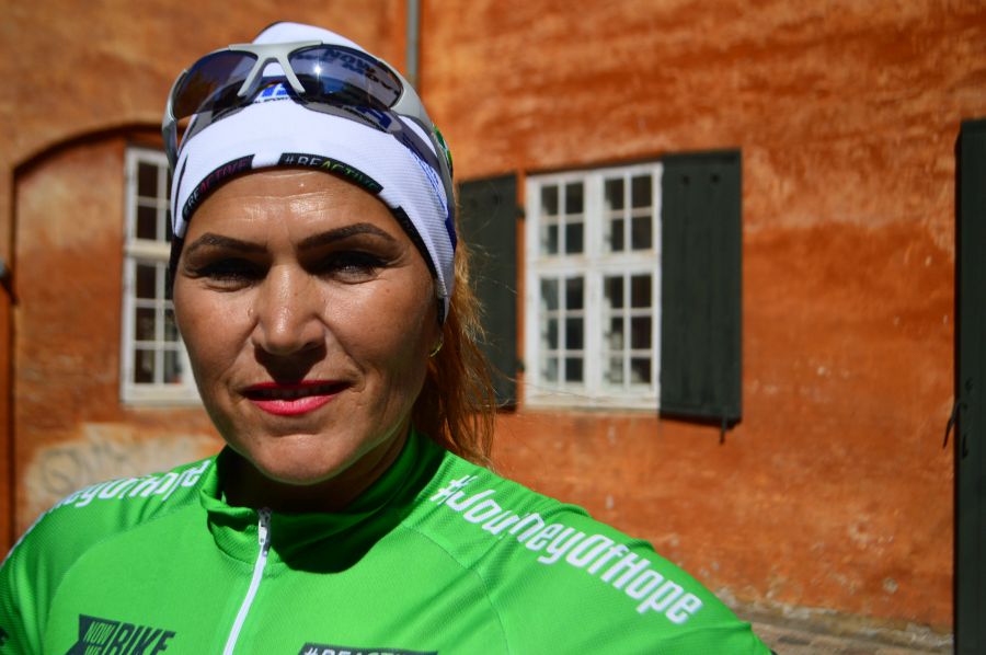 Aysel Atas has faced a lifetime of battles head-on with determination and a love of physical activity. Now she is an inspiration and mentor to woman and people with disabilities in Turkey. Photo: Jerome Guiraud